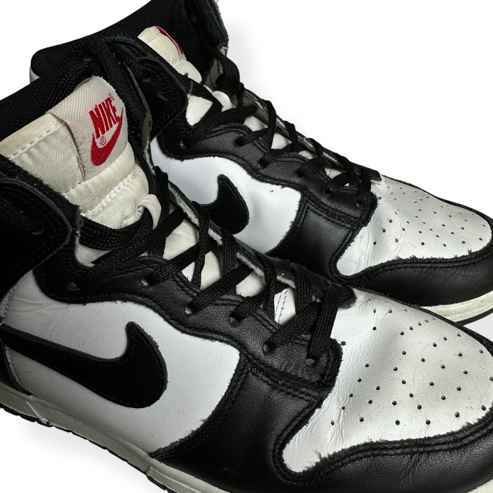 Nike Dunk High Panda‎ Sneakers Women's Size 8 White/Black DD1869 103 - Picture 8 of 13
